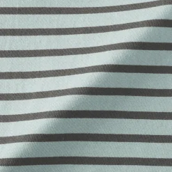T-shirt à manches mi-longues et col bateau en coton épais pour femme