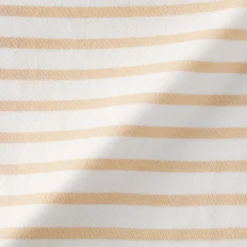 T-shirt à manches mi-longues et col bateau en coton épais pour femme