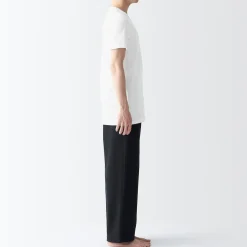 T-shirt en coton sans coutures latérales à col en V - lot de 2, pour homme