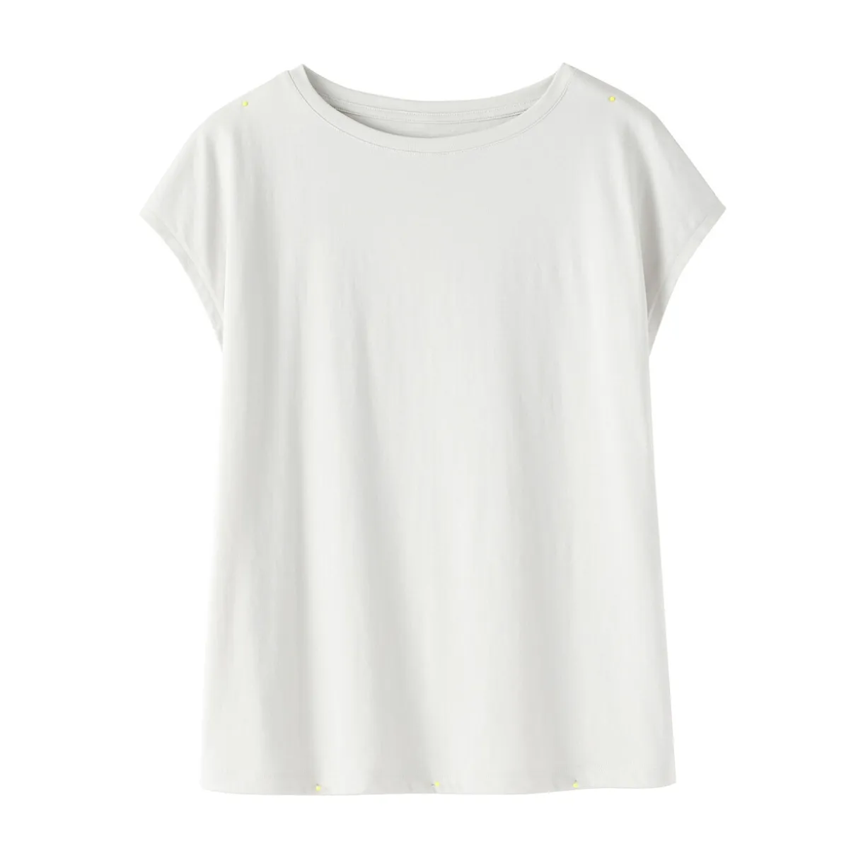 T‐shirt en jersey à manches cap pour femme