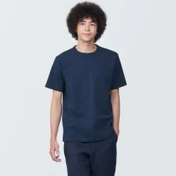 T‐shirt en jersey de coton épais manches courtes homme