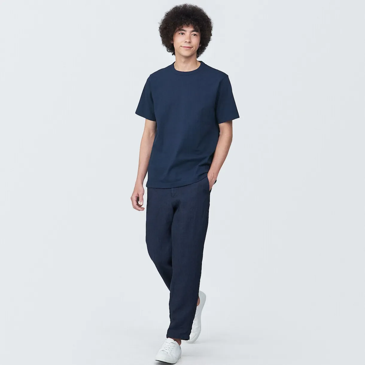 T‐shirt en jersey de coton épais manches courtes homme