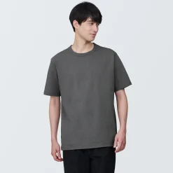 T‐shirt en jersey de coton épais manches courtes homme