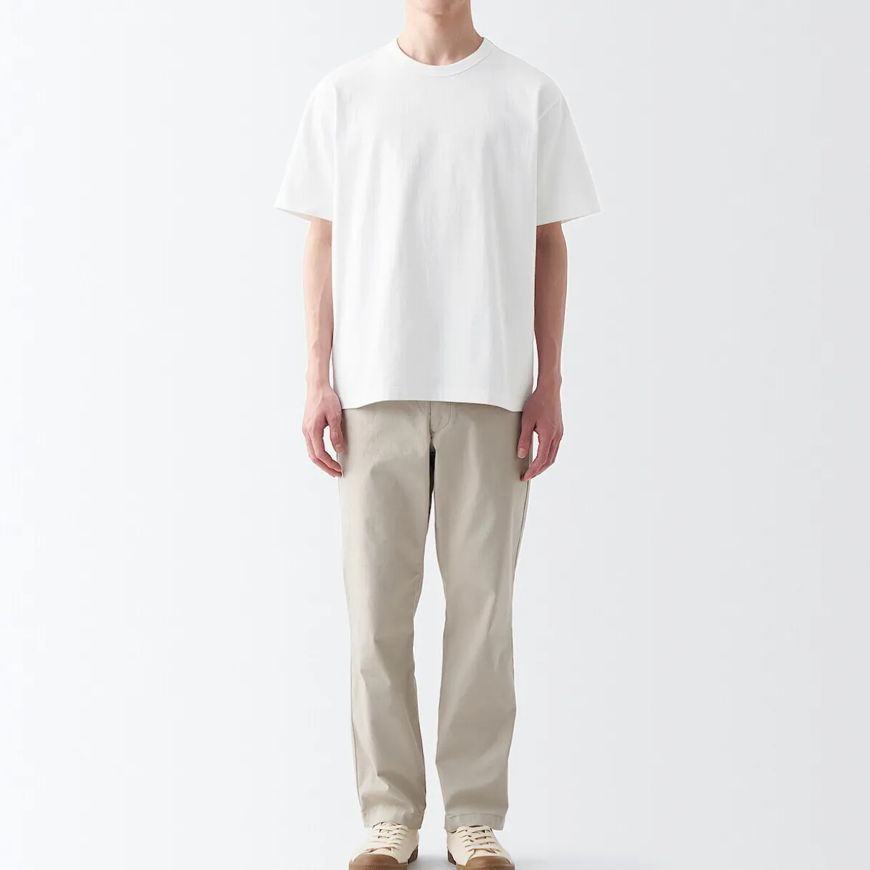 T‐shirt en jersey de coton épais manches courtes homme