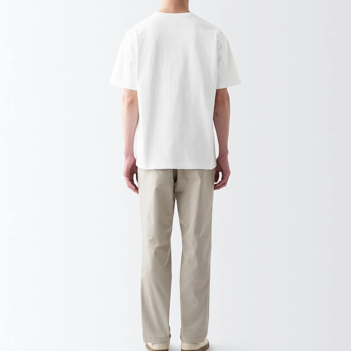 T‐shirt en jersey de coton épais manches courtes homme