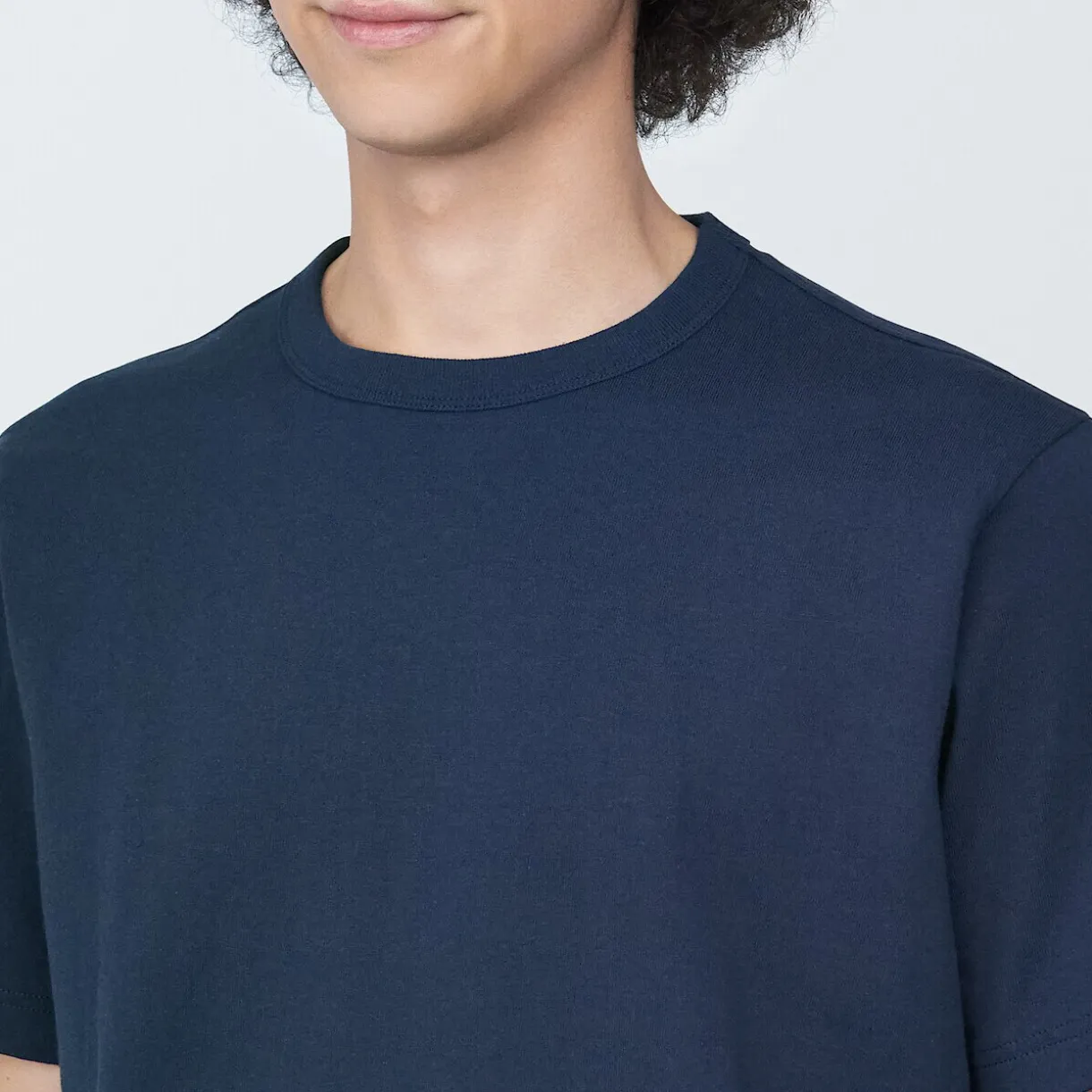 T‐shirt en jersey de coton épais manches courtes homme