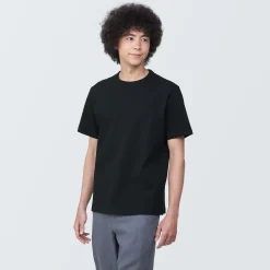 T‐shirt en jersey de coton épais manches courtes homme