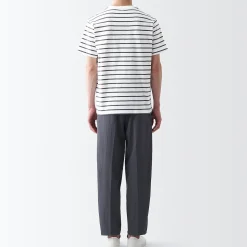 T‐shirt en jersey de coton manches courtes homme
