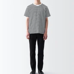 T‐shirt en jersey de coton manches courtes homme