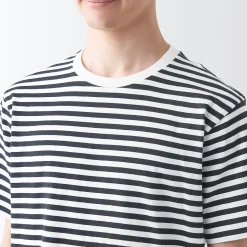 T‐shirt en jersey de coton manches courtes homme