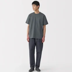 T‐shirt en jersey de coton épais manches courtes pour homme