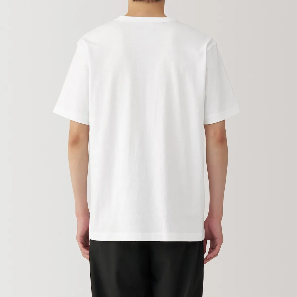T‐shirt en jersey de coton épais manches courtes pour homme
