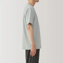 T‐shirt en jersey de coton épais manches courtes pour homme