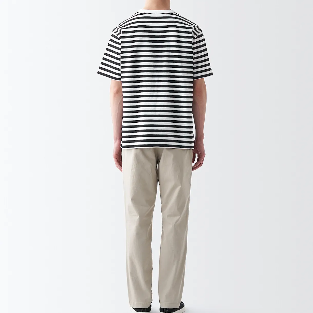 T‐shirt en jersey de coton épais manches courtes homme