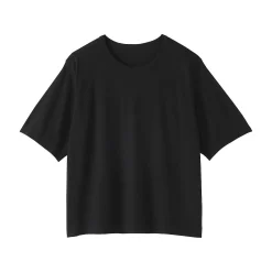 T-shirt en jersey de coton biologique hautement torsadé pour femme