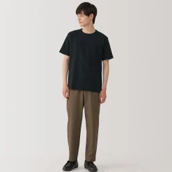 T‐shirt en jersey de coton épais manches courtes pour homme