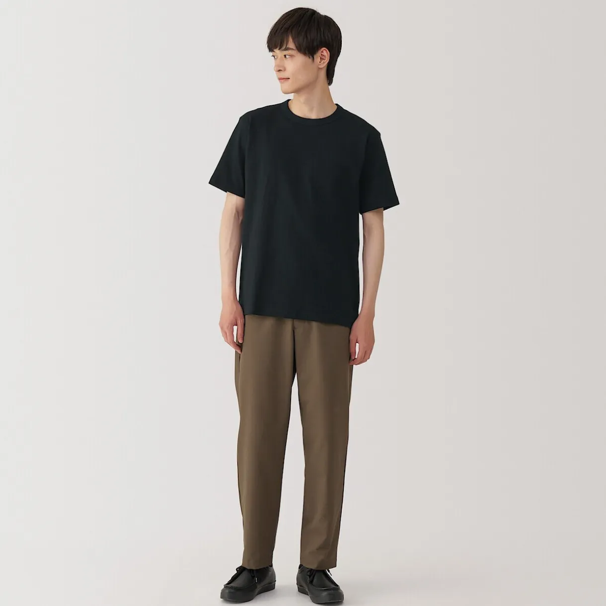 T‐shirt en jersey de coton épais manches courtes pour homme