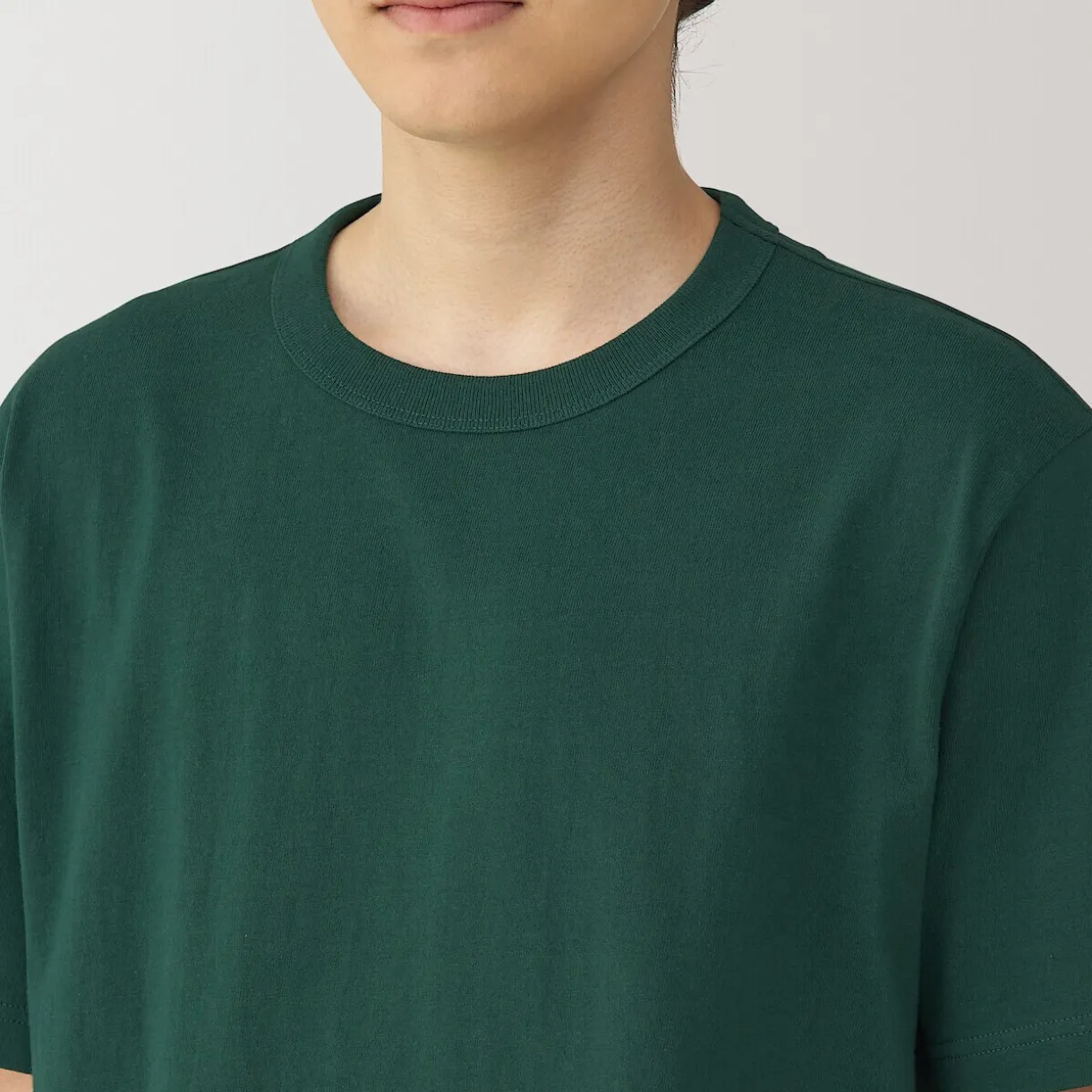 T‐shirt en jersey de coton épais manches courtes pour homme