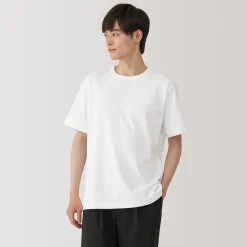 T‐shirt en jersey de coton épais manches courtes pour homme