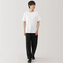 T‐shirt en jersey de coton épais manches courtes pour homme