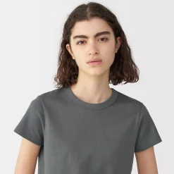 T‐shirt en lin et coton pour femme