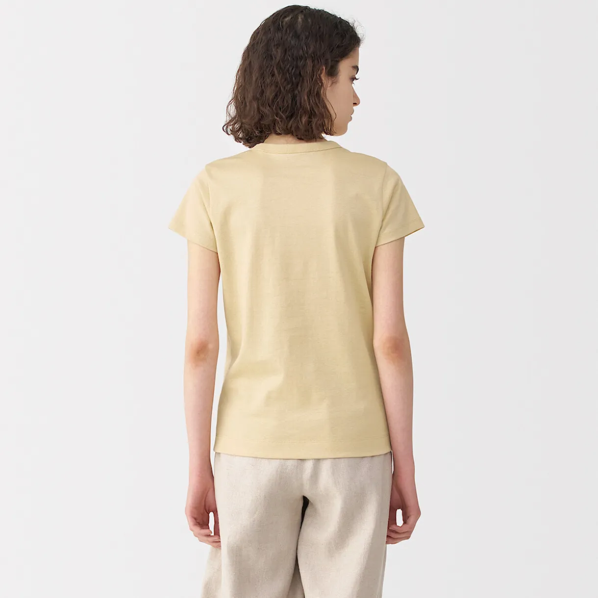 T‐shirt en lin et coton pour femme