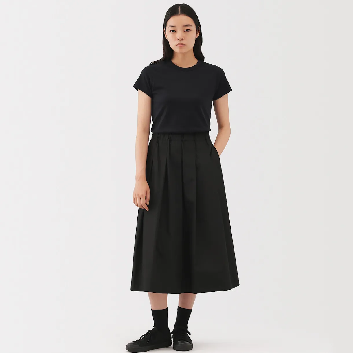 T‐shirt en lin et coton pour femme