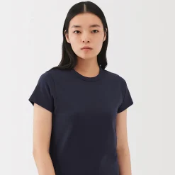 T‐shirt en lin et coton pour femme