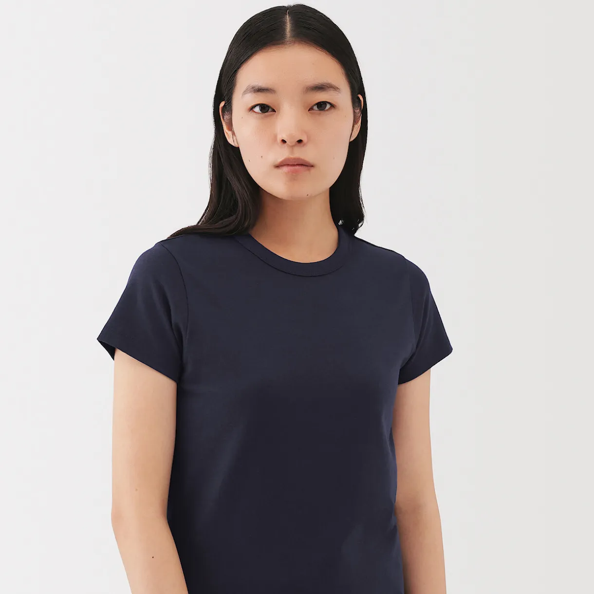 T‐shirt en lin et coton pour femme