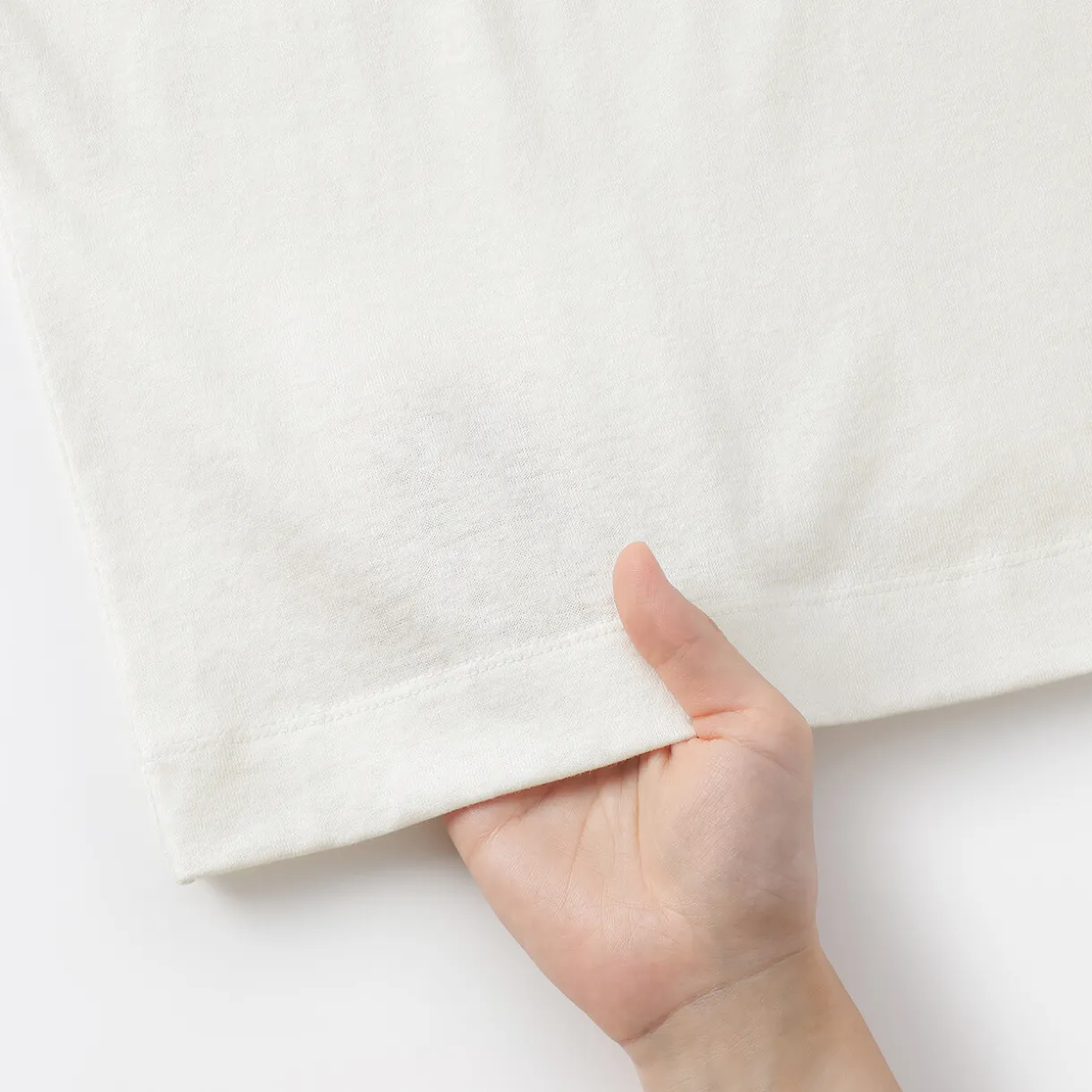 T‐shirt en lin et coton pour femme