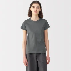 T‐shirt en lin et coton pour femme
