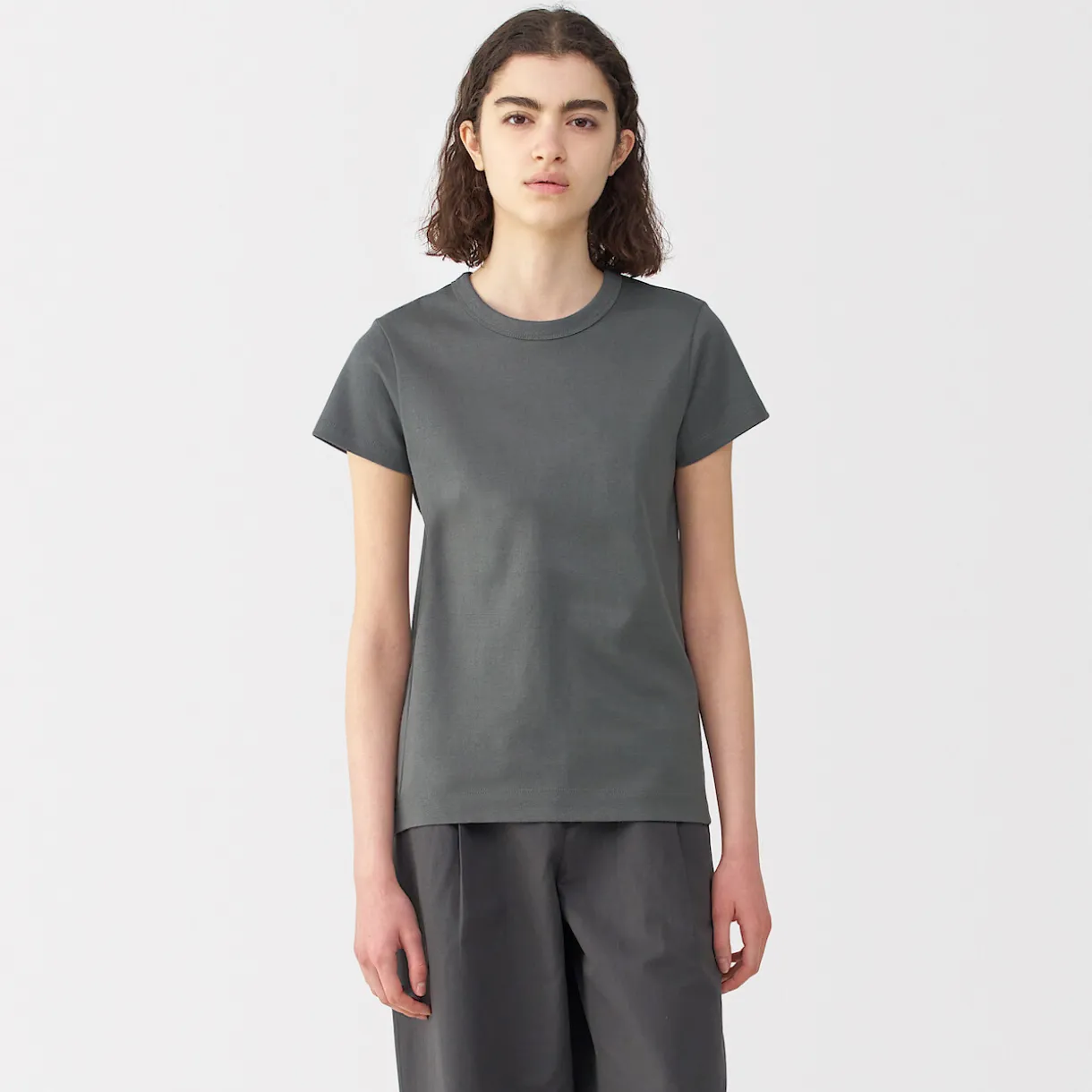 T‐shirt en lin et coton pour femme