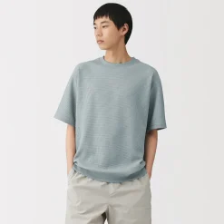 T-shirt en tissu gaufré Quick Dry pour homme