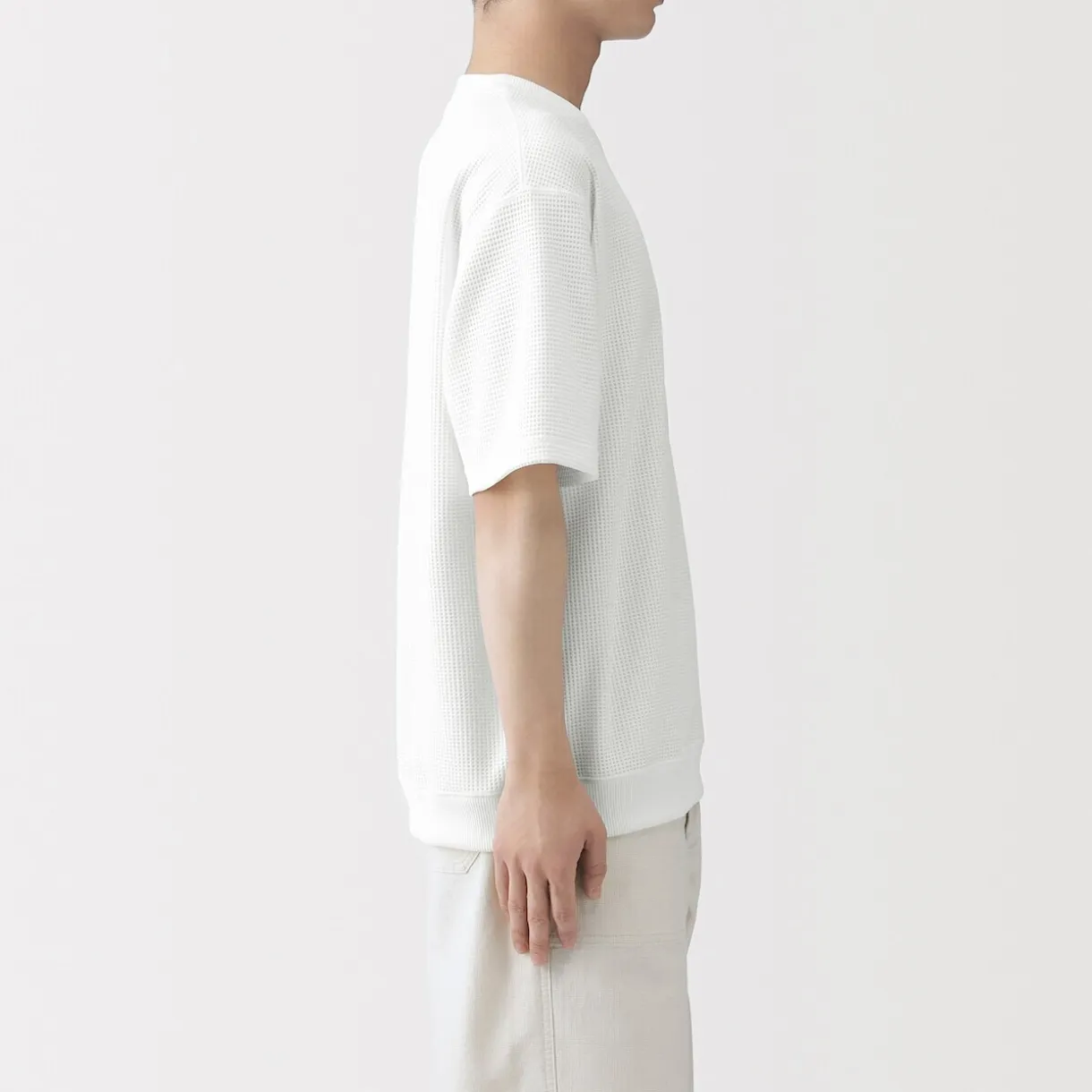 T-shirt en tissu gaufré Quick Dry pour homme