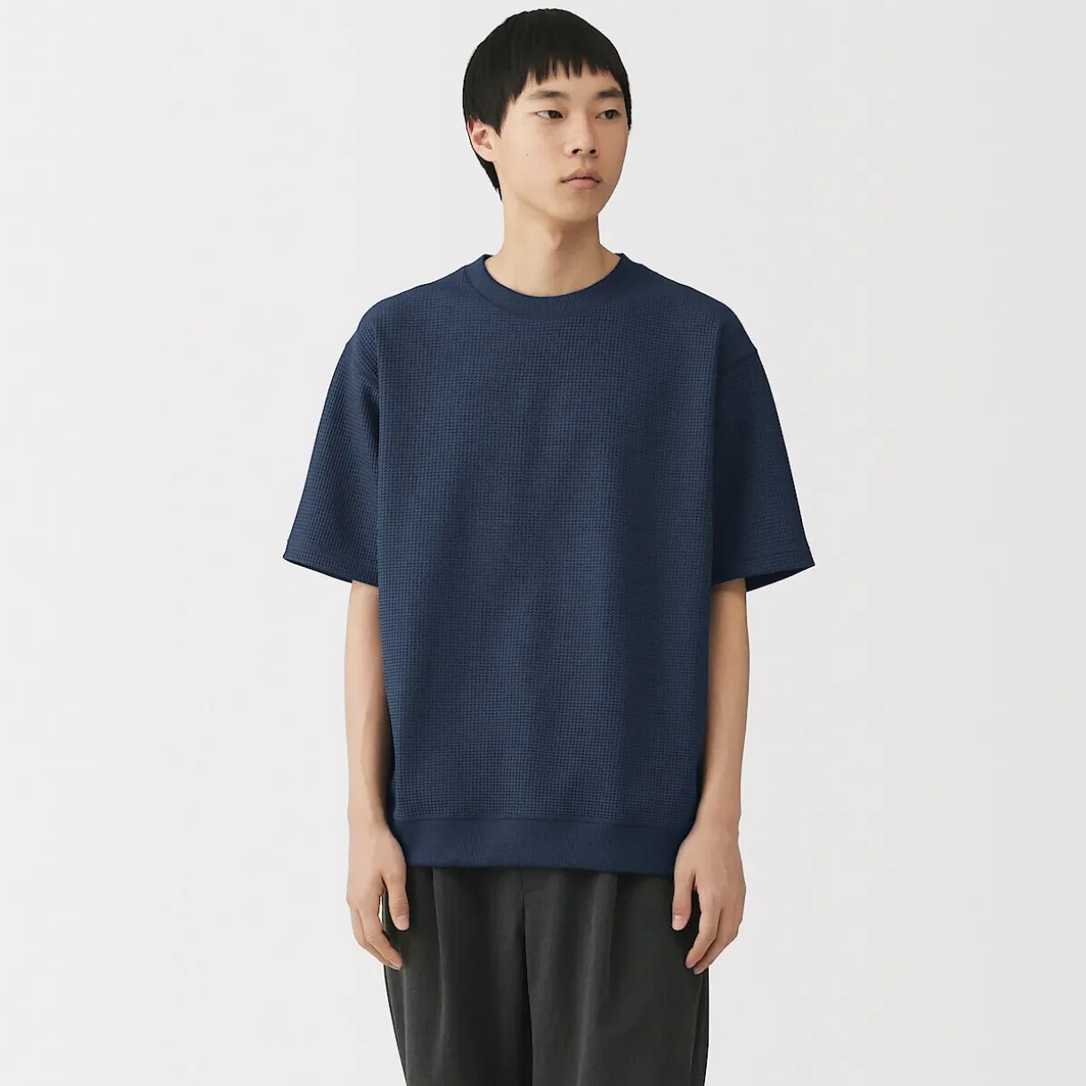 T-shirt en tissu gaufré Quick Dry pour homme