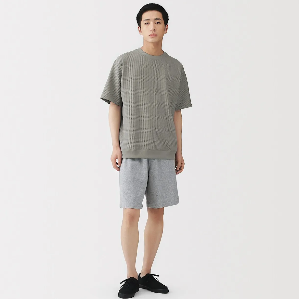 T-shirt en tissu gaufré Quick Dry pour homme