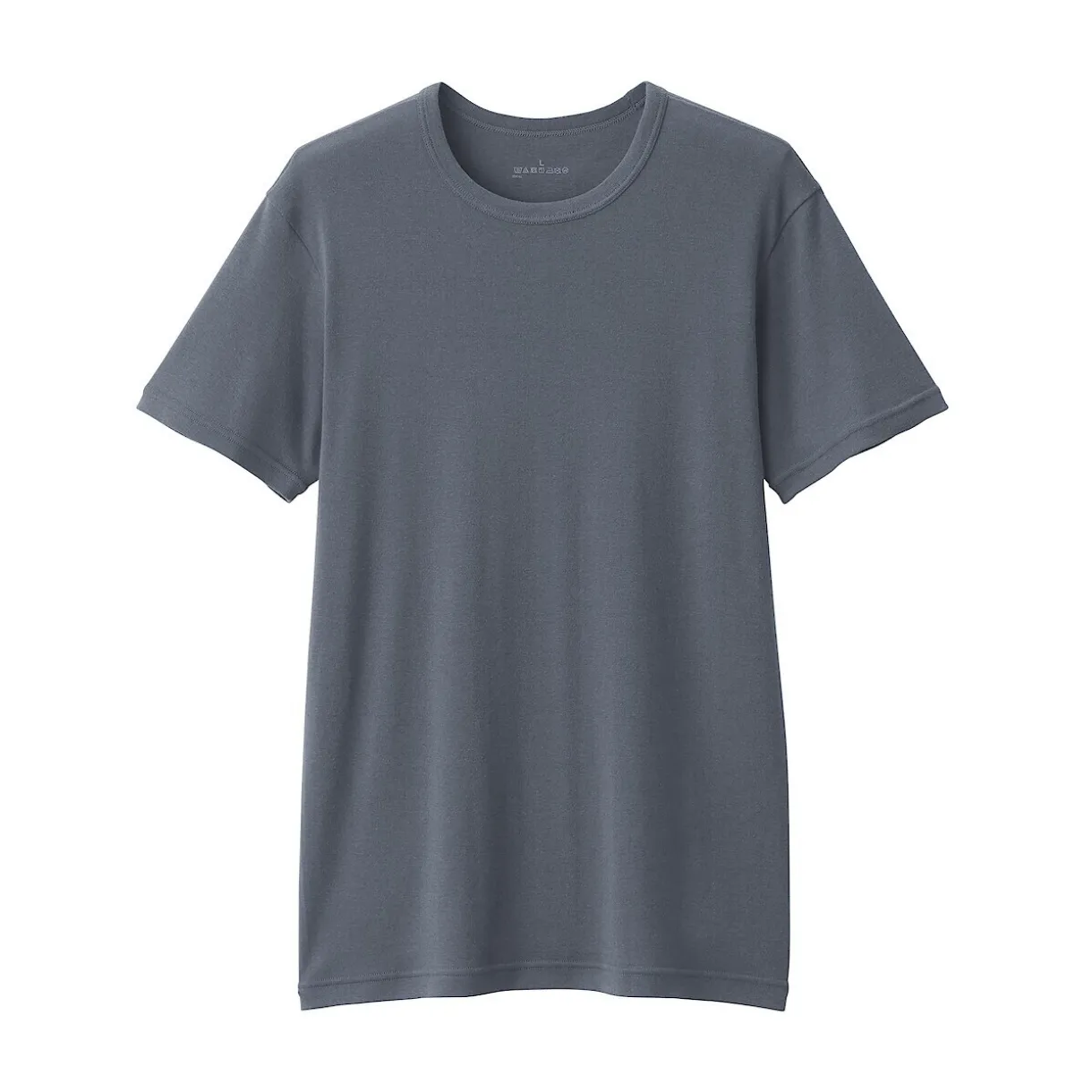 T‐shirt manches courtes col crew en coton chaud pour homme