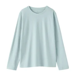 T‐shirt manches longues en coton mélangé pour femme