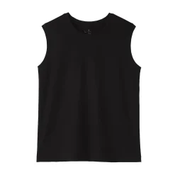 T-shirt sans manches en jersey pour femme