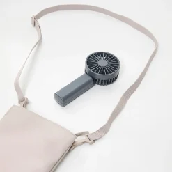 Ventilateur portatif rechargeable - Gris