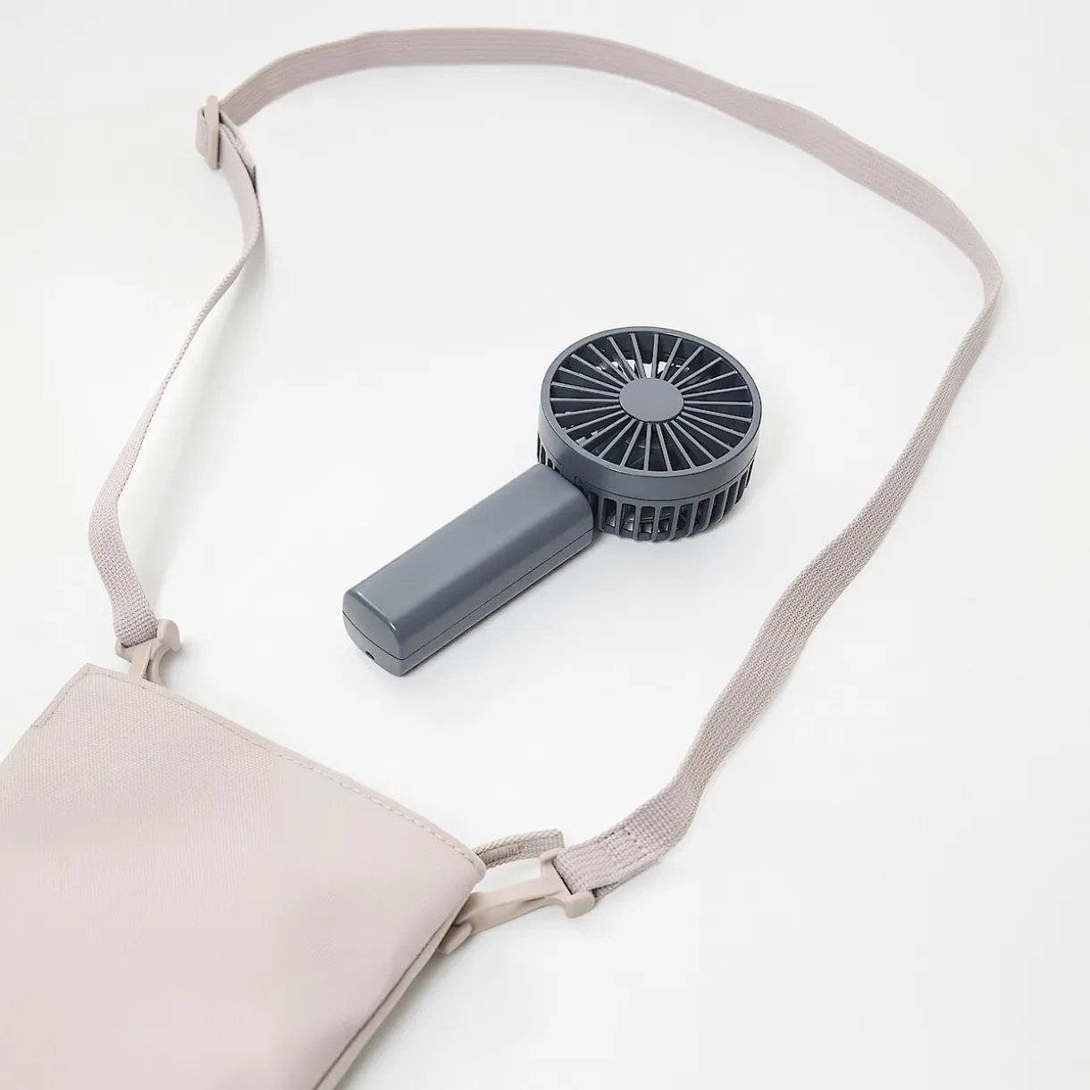 Ventilateur portatif rechargeable - Gris
