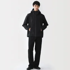 Veste à capuche déperlante et respirante pour homme