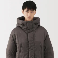 Veste à capuche en duvet pour homme
