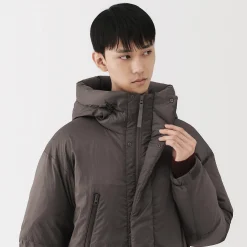 Veste à capuche en duvet pour homme