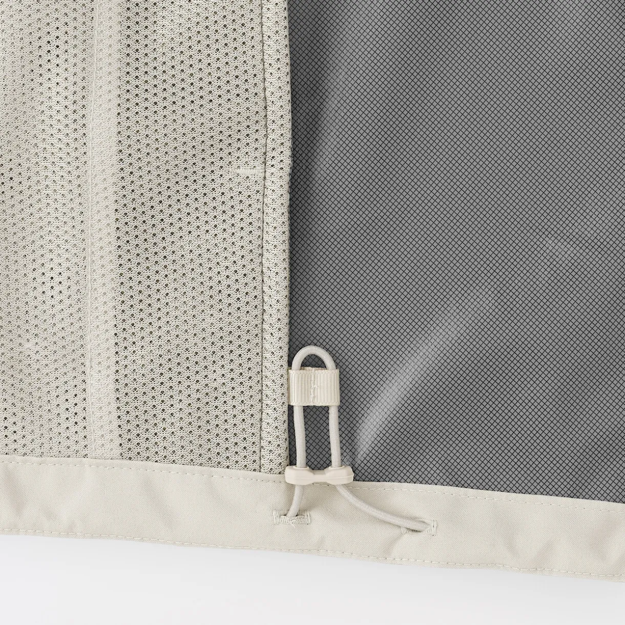 Veste à capuche en polyester déperlante pour homme