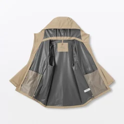 Veste à capuche en polyester déperlante pour homme