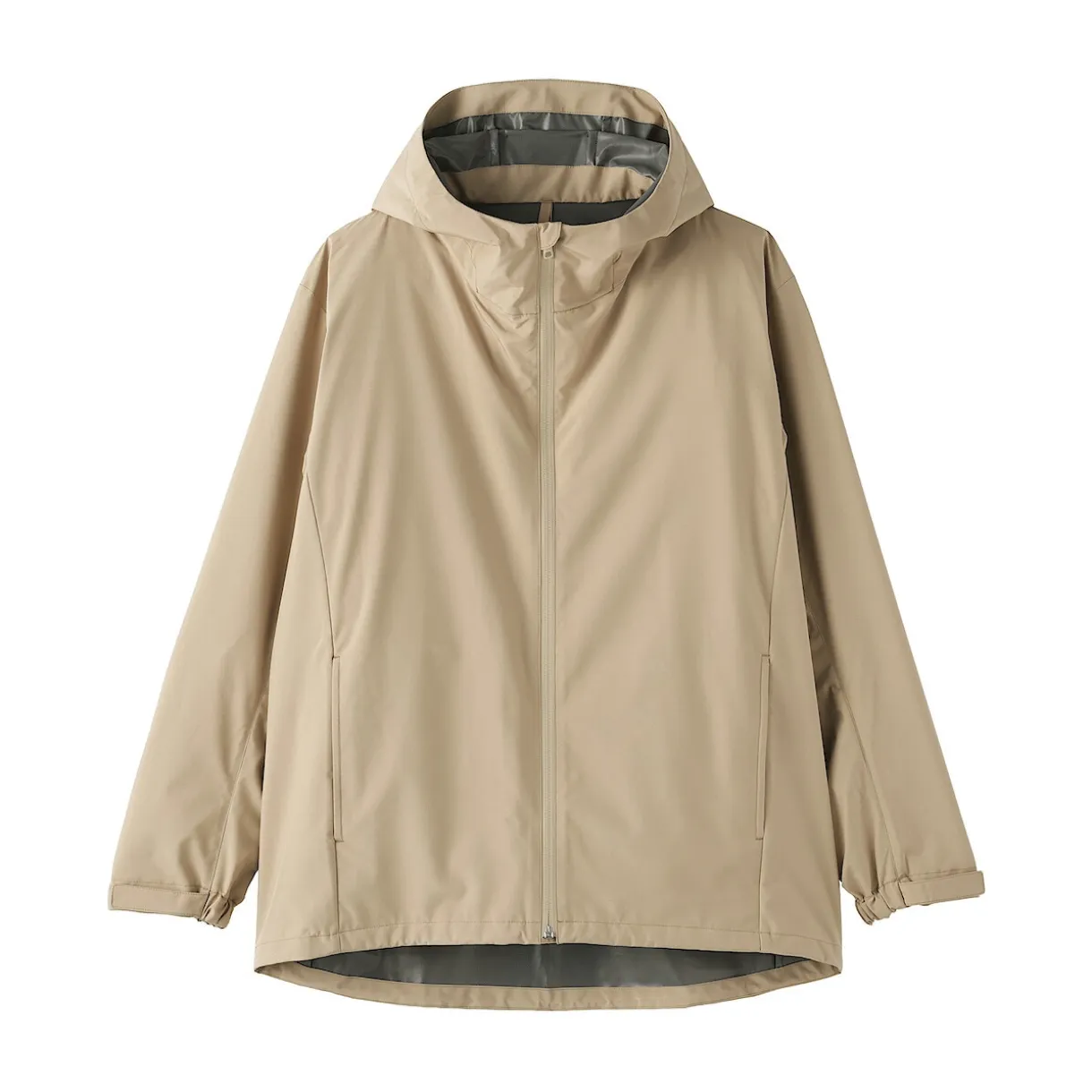 Veste à capuche en polyester déperlante pour homme