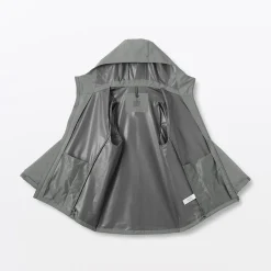 Veste à capuche en polyester déperlante pour homme
