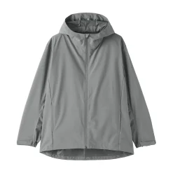 Veste à capuche en polyester déperlante pour homme
