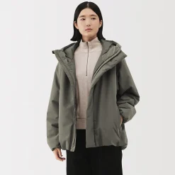 Veste à capuche en polyester pour homme